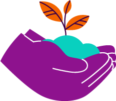 Hand plant illustration